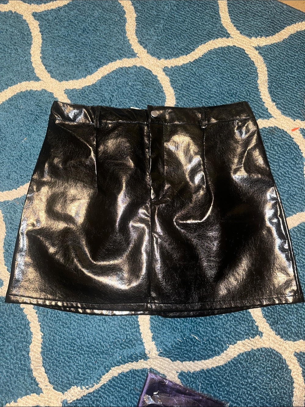 Faux Leather Skirt